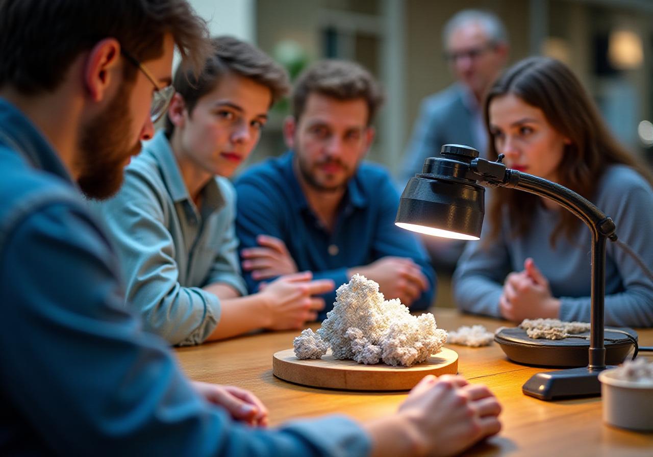 Workshop di mineralogia a Roma